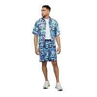 Maillot de bain MEXX pour homme à imprimé de feuillage Hawaïen