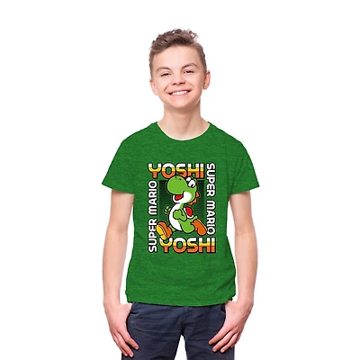 Super Mario Run The Show Short Sleeve T-Shirt, Sizes: XS-XL