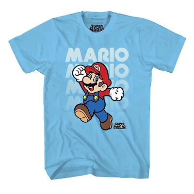 Super Mario Mario 4 Short Sleeve T-Shirt, Sizes: XS-XL