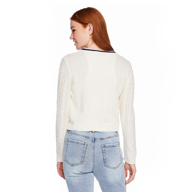 No Boundaries Women's Varsity Cardigan