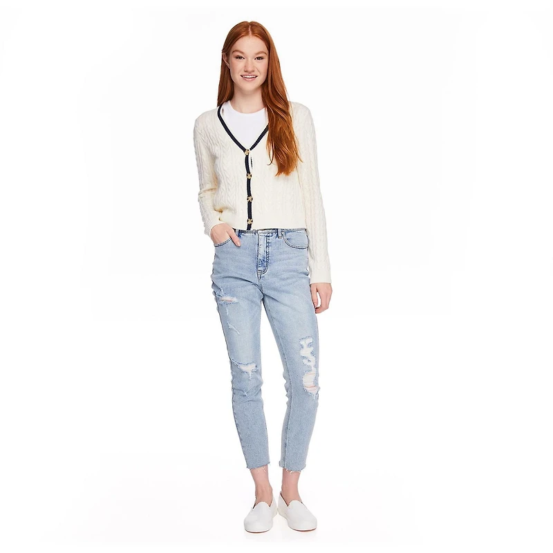 No Boundaries Women's Varsity Cardigan