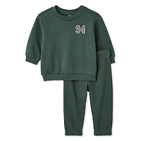 George Baby Boys' Fleece Popover 2-Piece Set