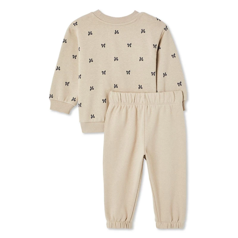 George Baby Girls' Fleece Popover 2-Piece Set