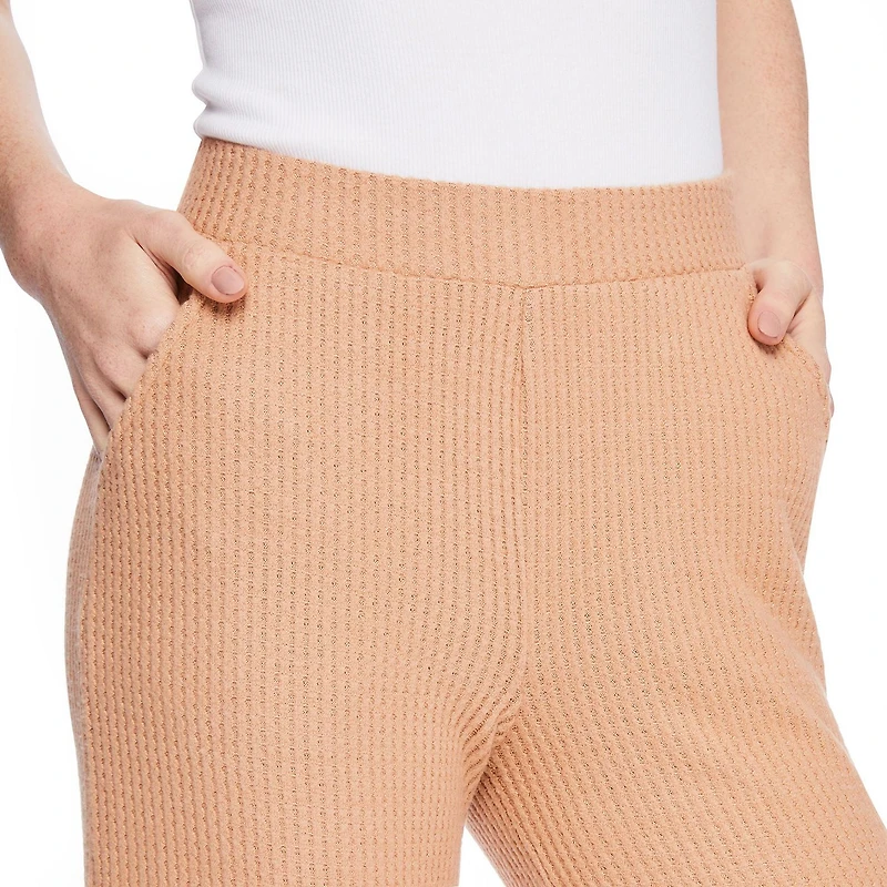No Boundaries Women's Waffle Knit Pant