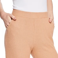 No Boundaries Women's Waffle Knit Pant