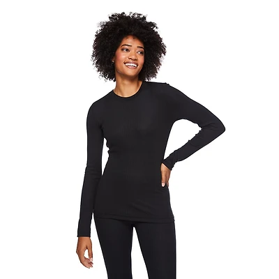 Athletic Works Women's Crew Neckline Thermal Top