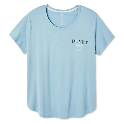 George Women's Plus Scoop Neckline Sleep Tee