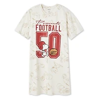 Peanuts Women's Snoopy Nightgown, Sizes XS-XL