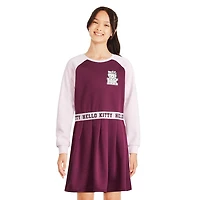 Robe à manches longues Hello Kitty pour filles