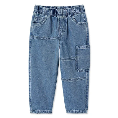 Pantalon en denim de menuisier George pour petits garçons Tailles 2T-5T