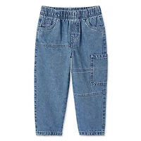 Pantalon en denim de menuisier George pour petits garçons Tailles 2T-5T