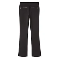 George Girls' Zip Ponte Flare Pant