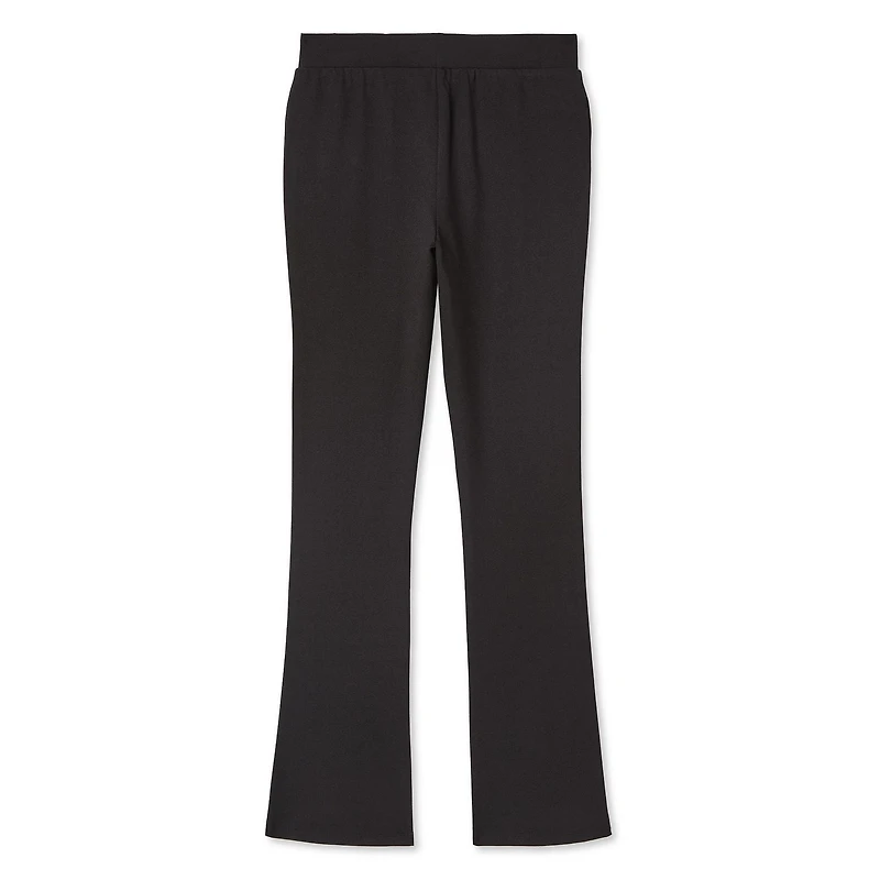 Pantalon zippé en ponte avec jambe évasée George pour filles