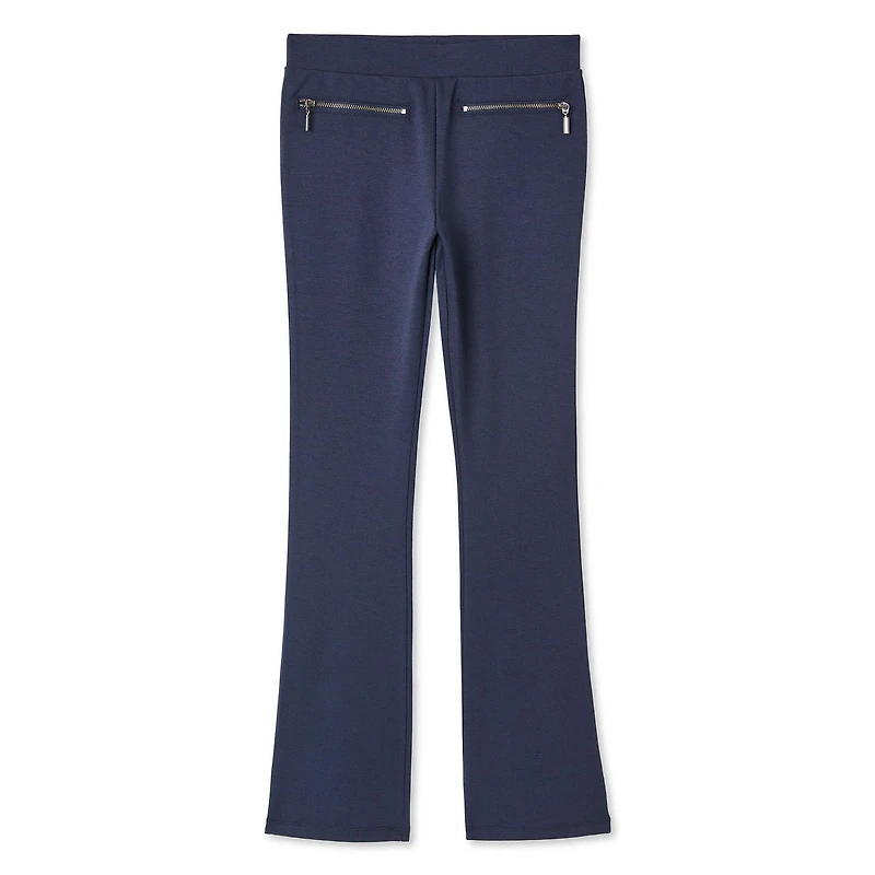 George Girls' Zip Ponte Flare Pant