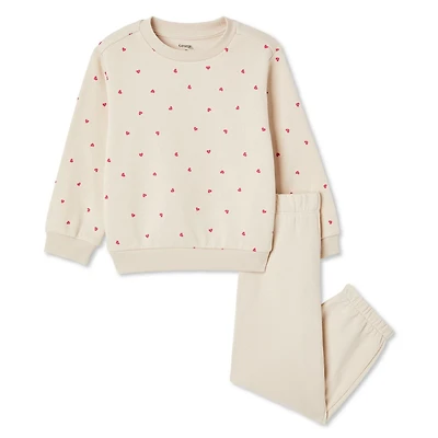 Ensemble 2 pièces avec coton ouaté George pour petites filles