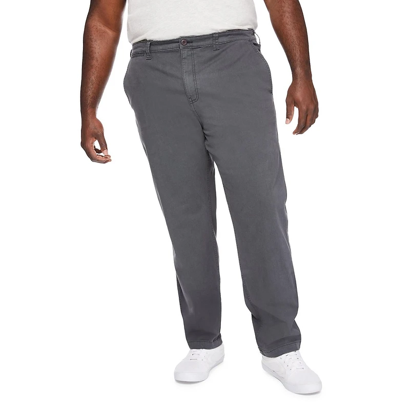 George Big Men's Slim Straight Cotton Chino Pant