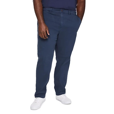 Pantalon en coutil coupe droite coton George Plus pour hommes