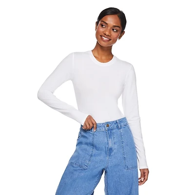 George Women's Crew Neckline Bodysuit, Sizes XS-XXL