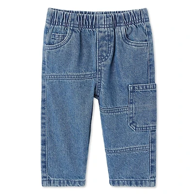 Pantalon en denim de menuisier George pour bébés garçons Tailles 0-24 mois
