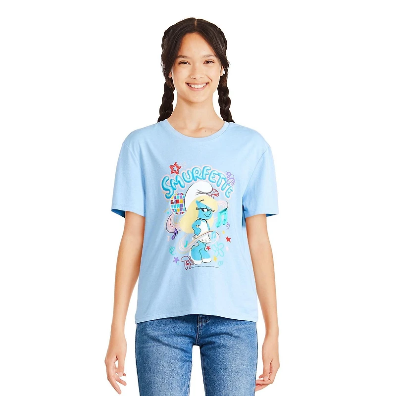 The Smurfs Girls' Smurfette Tee, Sizes XS-XL