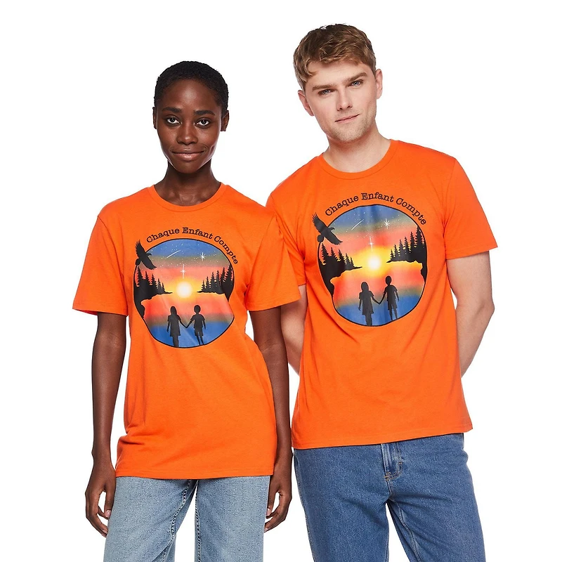 T-shirt Indigenous Proud collection non genrée pour adultes – français Tailles P-2XL