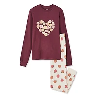 Pyjama 2 pièces George pour filles Tailles TP–TG