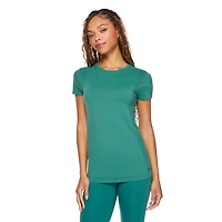 T-shirt sans couture à manches courtes Athletic Works pour femmes Tailles TP–TTG