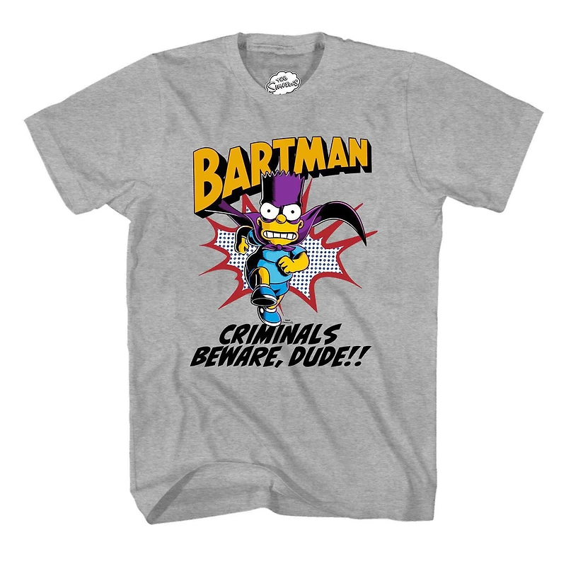 The Simpsons Boys Bartman Short Sleeve T-Shirt