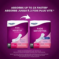 Serviettes contrôle de la vessie absorption maximale d'Equate