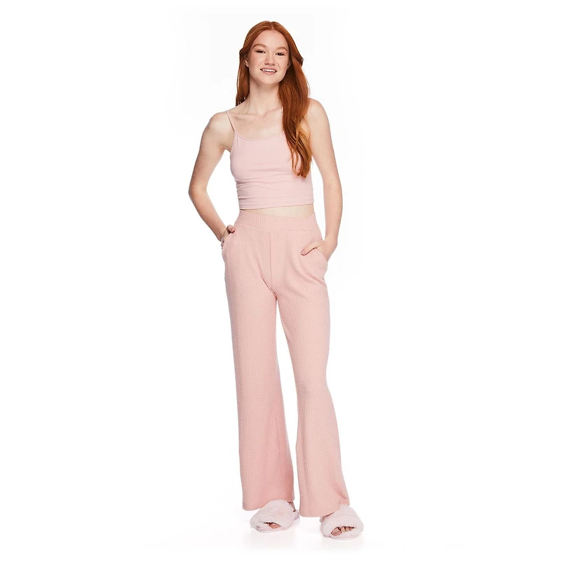 Pantalon en tricot gaufré No Boundaries pour femmes