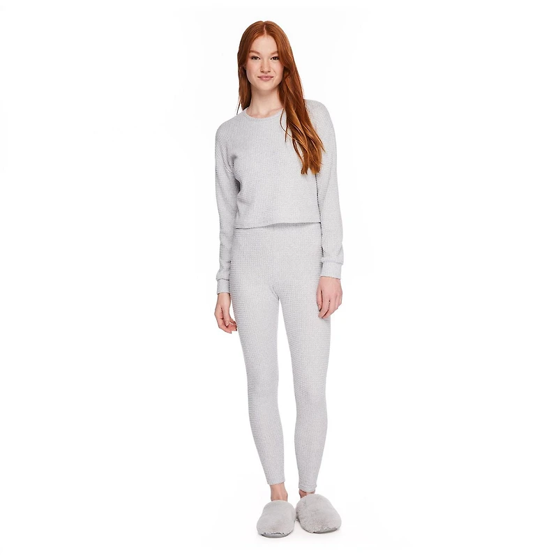 Legging en tricot gaufré No Boundaries pour femmes