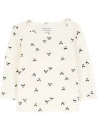 Ensemble pull pour bébé fille Carter's Child of Mine - Nœuds noirs Tailles : Prématuré 24 mois