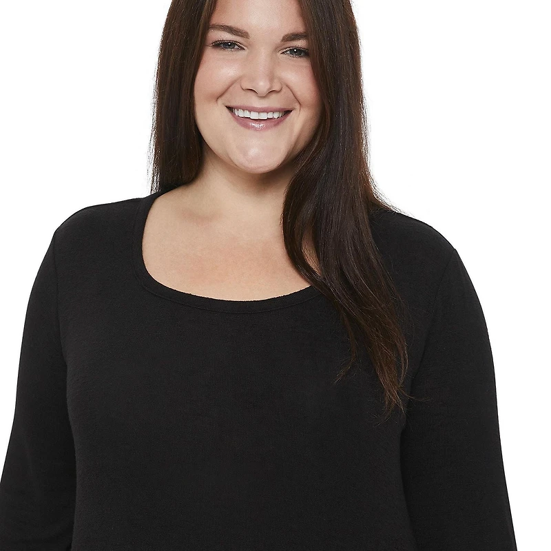 George Plus Women’s Blouson Hacci Dress