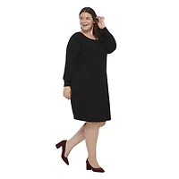 Robe en hacci style blouse George Plus pour femmes