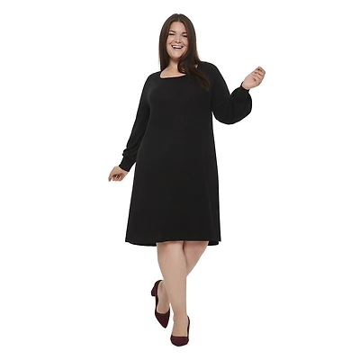 Robe en hacci style blouse George Plus pour femmes
