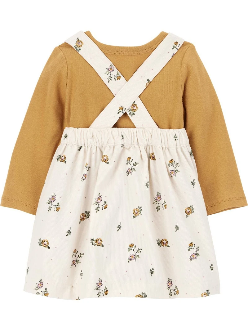 Carter's Child of Mine Baby Girls' Jumper Set - Gold Floral