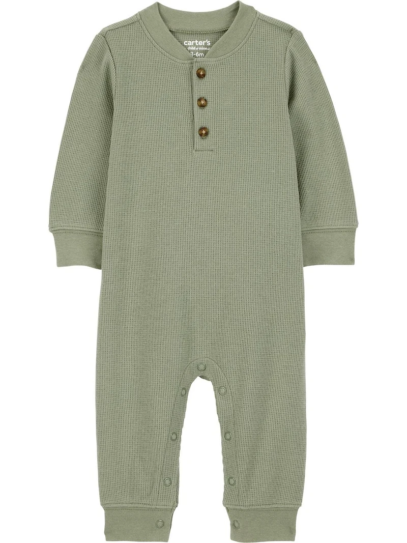 Carter's Child of Mine - Ensemble 1 pièce pour bébé garçon Olive Tailles : Nouveau-né 24 mois