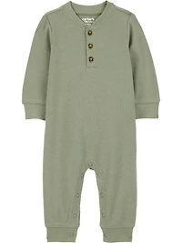 Carter's Child of Mine - Ensemble 1 pièce pour bébé garçon Olive Tailles : Nouveau-né 24 mois
