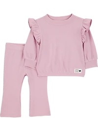 Carter's Child of Mine Baby Girls' 2-Piece Set - Mauve