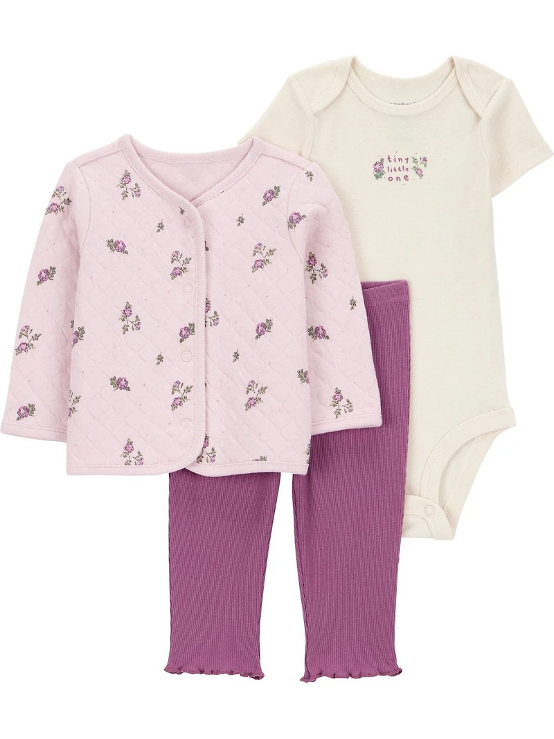 Ensemble cardigan pour bébé fille Carter's Child of Mine