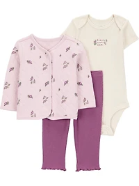 Ensemble cardigan pour bébé fille Carter's Child of Mine