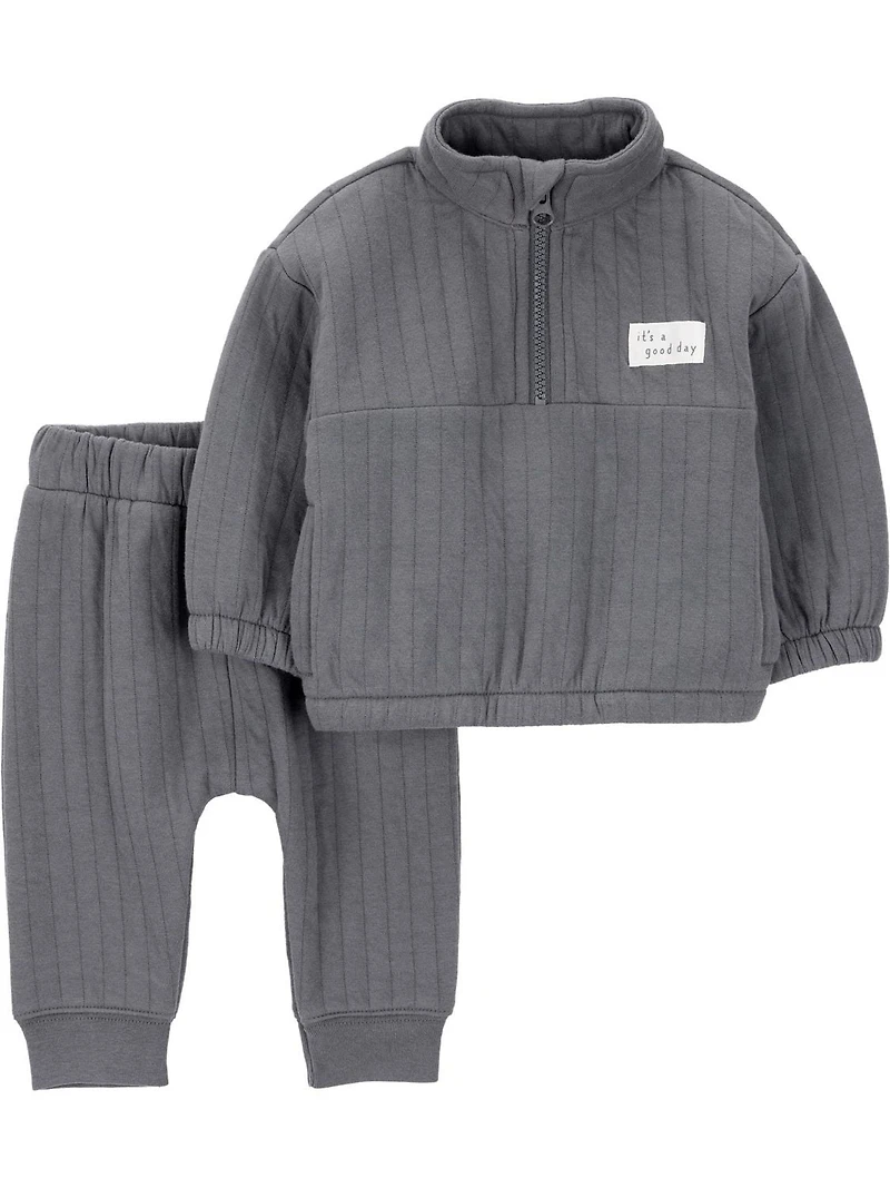 Carter's Child of Mine Baby Boys' 2-Piece Set - Grey