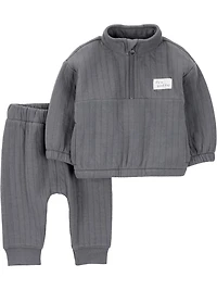 Carter's Child of Mine Baby Boys' 2-Piece Set - Grey