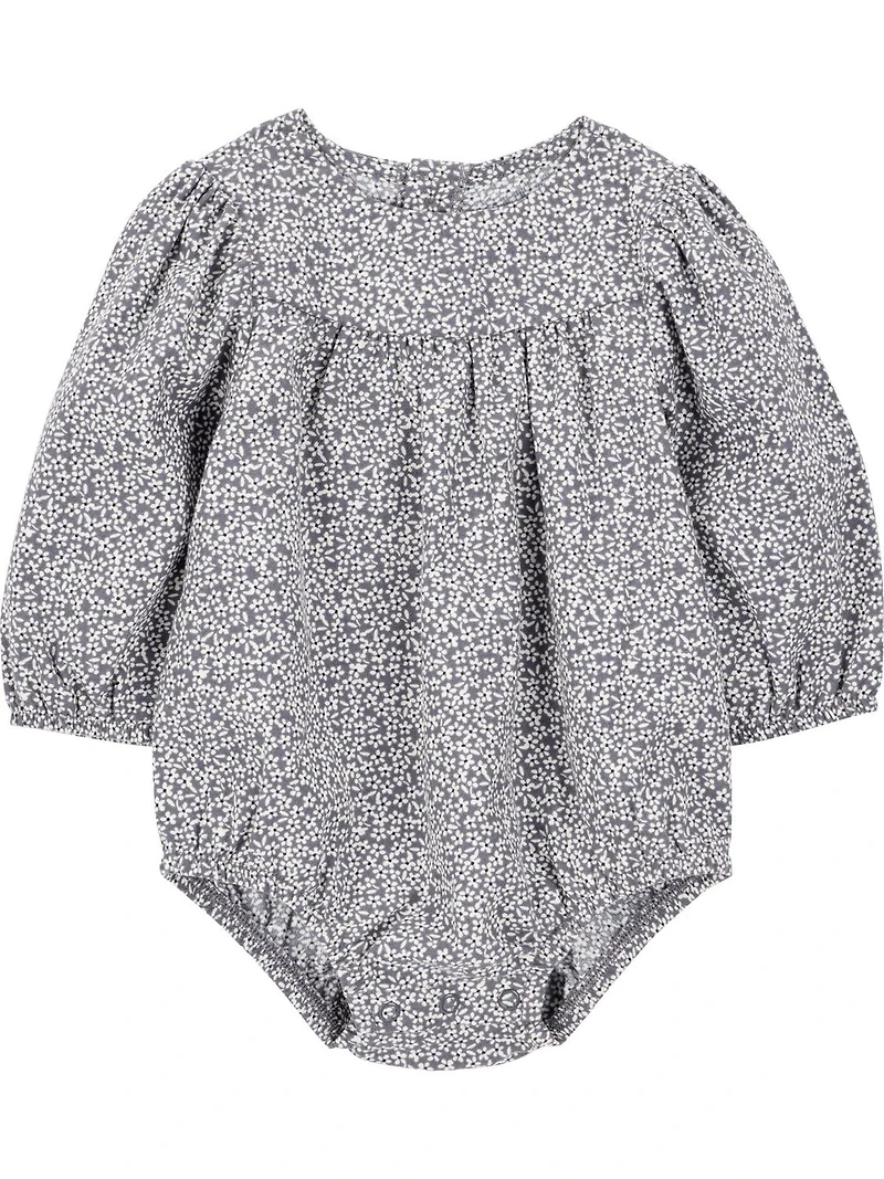 Ensemble de pyjamas pour bébé fille Carter's Child of Mine - Noir à micro-fleurs Tailles : Prématuré 24 mois