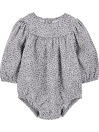 Ensemble de pyjamas pour bébé fille Carter's Child of Mine - Noir à micro-fleurs Tailles : Prématuré 24 mois