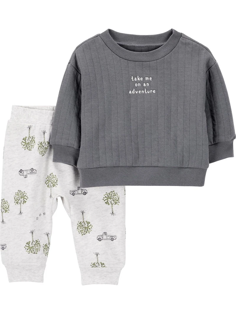 Carter's Child of Mine Baby Boys' 2-Piece Set - Truck and Tree