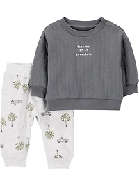 Carter's Child of Mine Baby Boys' 2-Piece Set - Truck and Tree