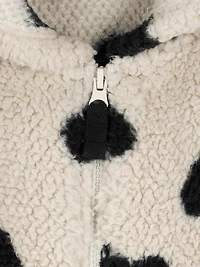 Ensemble cardigan pour bébé fille Carter's Child of Mine - Cœur noir et blanc Tailles : Prématuré 24 mois