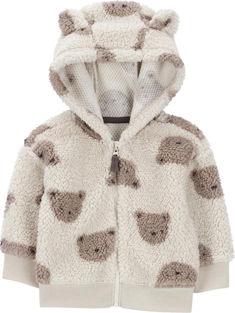 Ensemble cardigan pour bébé fille Carter's Child of Mine - Ours brun Tailles : Prématuré 24 mois