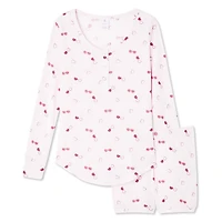 Pyjama 2 pièces avec culotte garçonne No Boundaries pour femmes